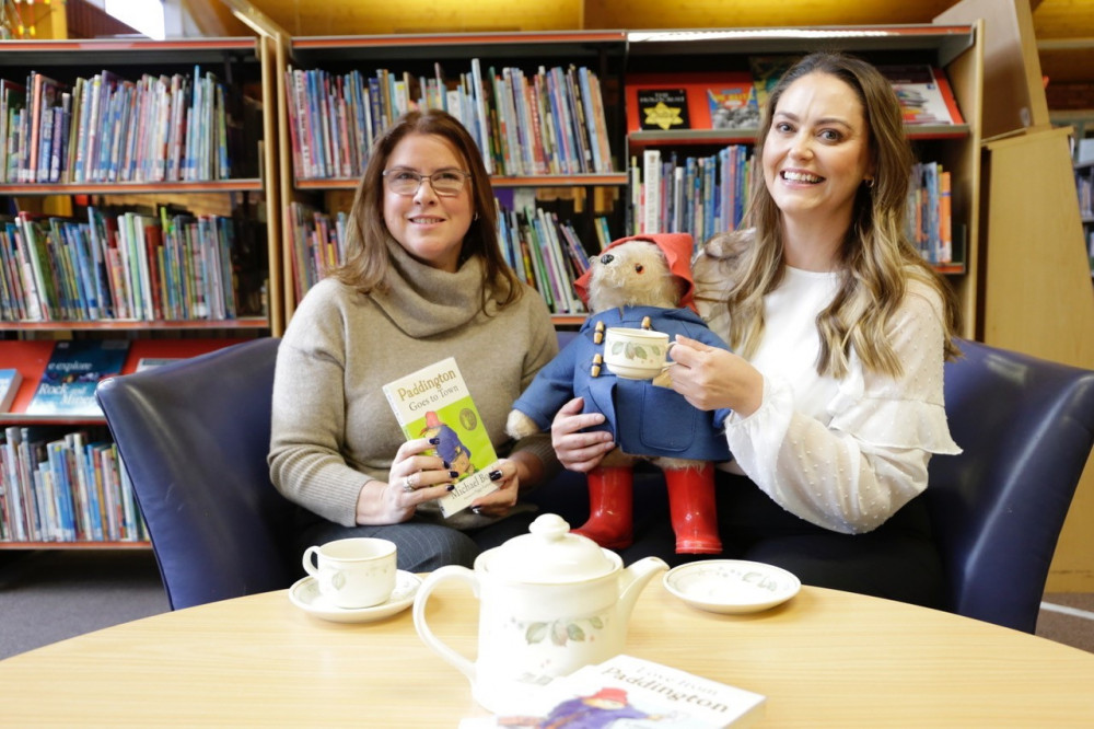 Cllr Victoria Wilson with Tara Spandrzyk from Staffordshire Libraries and Arts service. Cllr Victoria Wilson with Tara Spandrzyk from Staffordshire Libraries and Arts service.