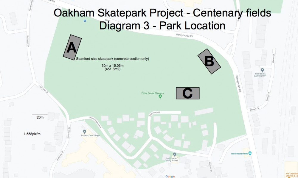 The park has a few proposed locations, although more can be discussed at the open events (image courtesy of OSP)