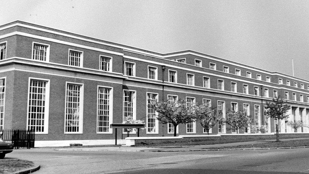 The main entrance viewed from Richmond Road of Ham Works (Image: BAE systems heritage).