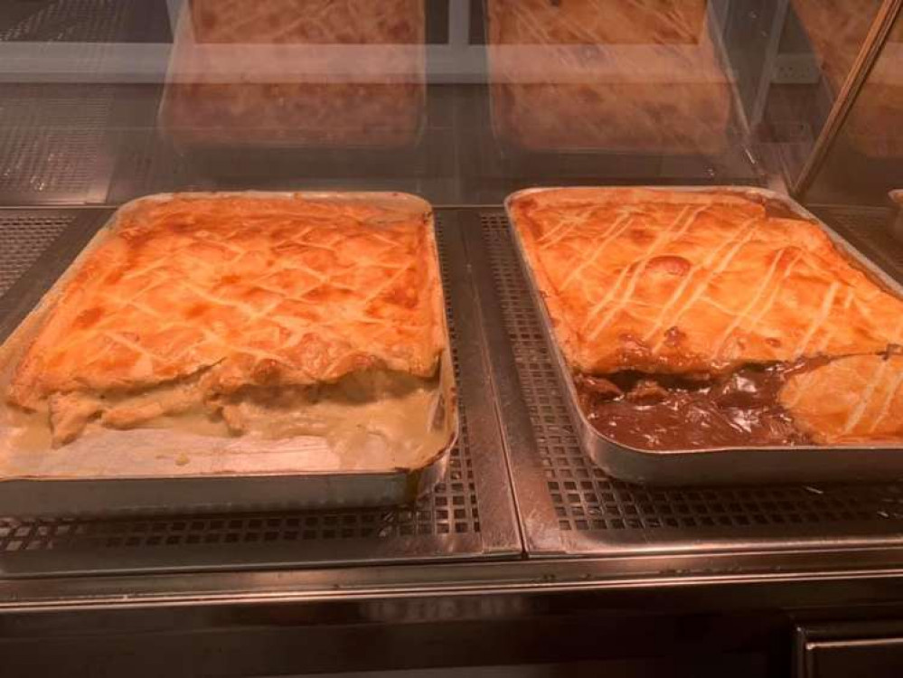 Shepherd Street Chippy offers a range of homemade pies