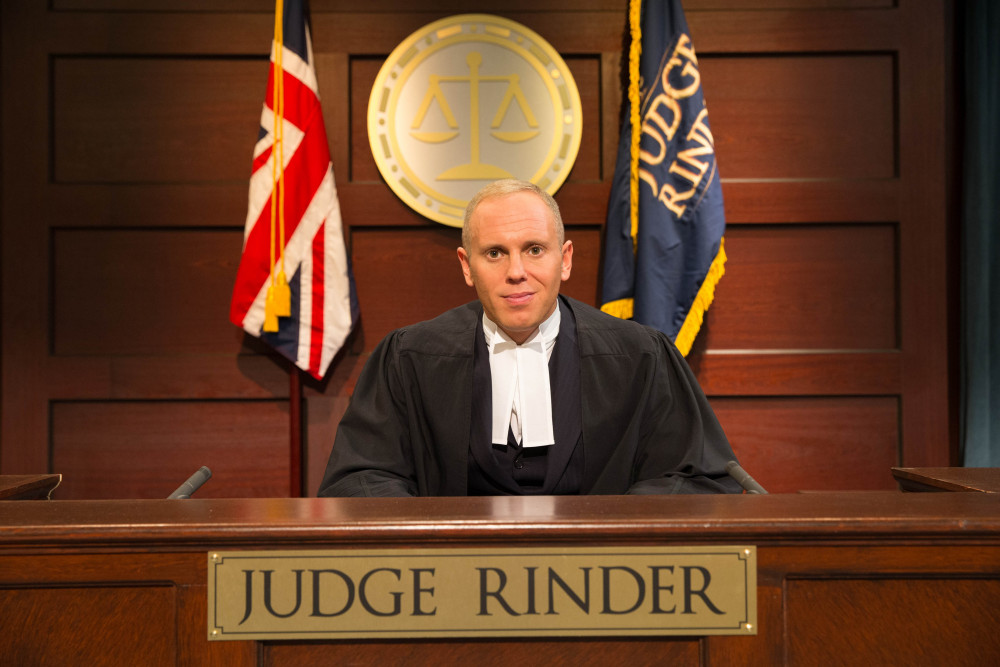 Judge Rinder will open the new play area. Image: ITV