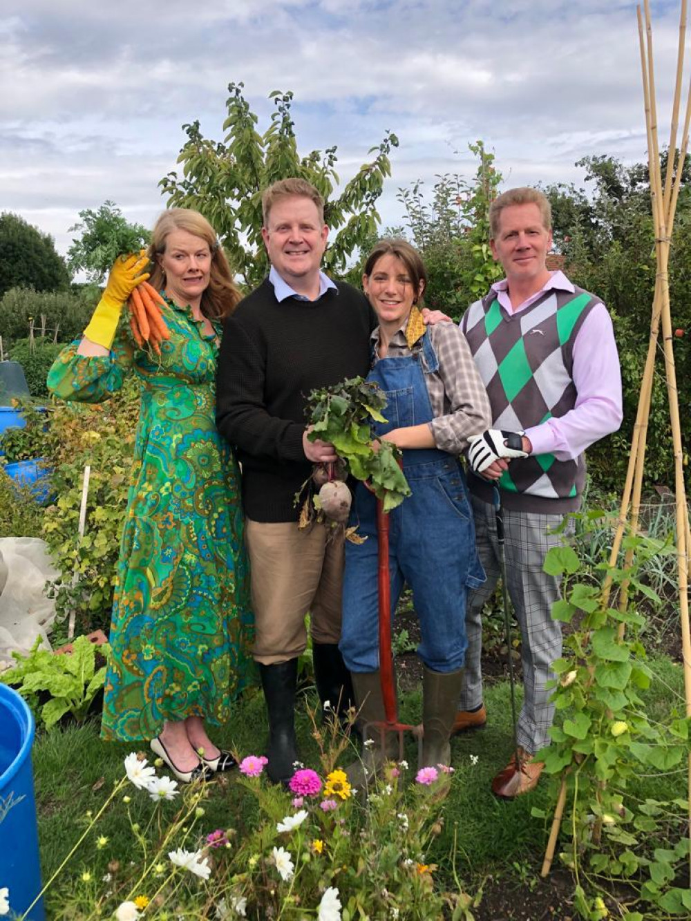 Nikki Wilson (Margo Leadbetter, Nigel Crick (Tom Good), Hannah Price (Barbara Good) and Bob Tucker (Jerry Leadbetter)