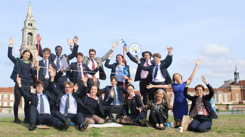 RHS students and staff celebrate winning award (Picture contributed) RHS students and staff celebrate winning award (Picture contributed)