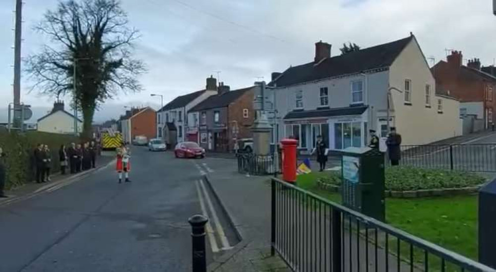 Residents turned out to pay their tributes for those who lost their lives serving in our Armed Forces. Image credit: Biddulph Town Council