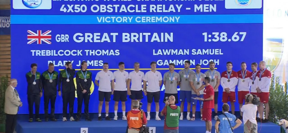 Gold for Thomas Trebilcock and his teammates Gold for Thomas Trebilcock and his teammates