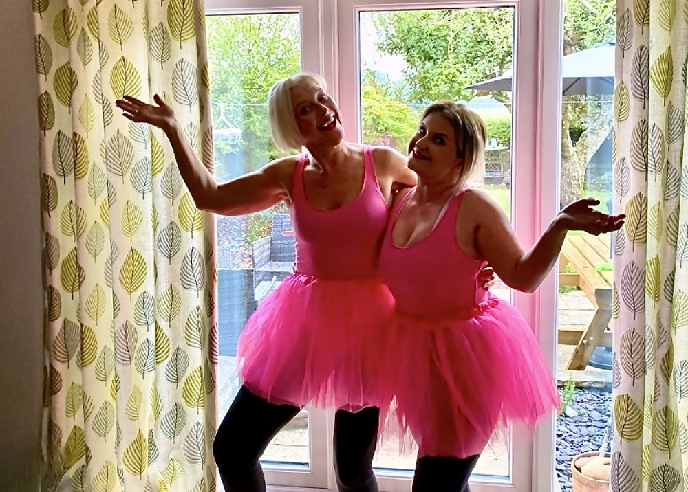 Rebecca Ward and Cheryl Cox raised almost £500 for Cancer Research Rebecca Ward and Cheryl Cox raised almost £500 for Cancer Research