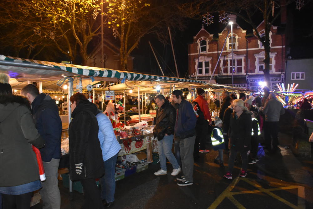 The date of Hucknall’s Christmas lights switch on has been announced. Photo courtesy of Ashfield District Council.