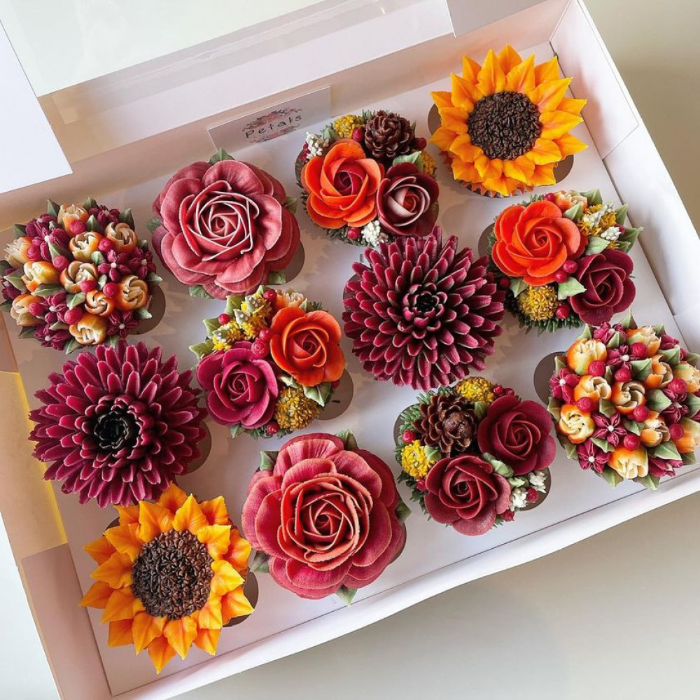A selection of the decorative cakes from Petals Bakehouse A selection of the decorative cakes from Petals Bakehouse