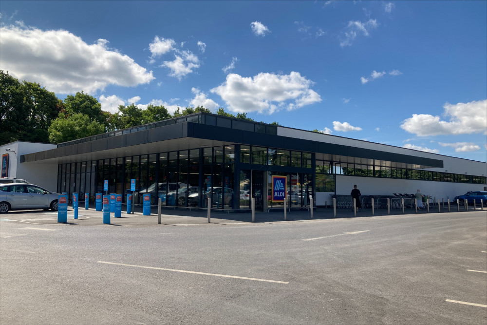 Aldi store on Exeter Road, Topsham (Nub News/ Will Goddard) 