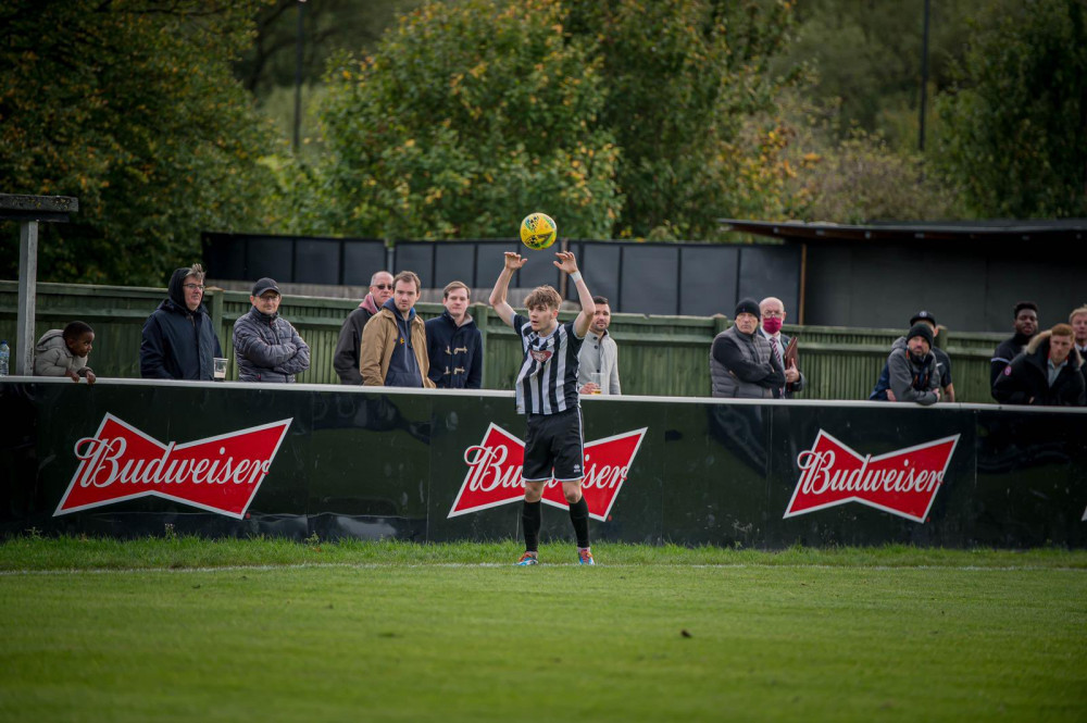 Hanworth Villa take on Harefield United in the Middlesex Senior Cup. Photo: Hanwell Town.