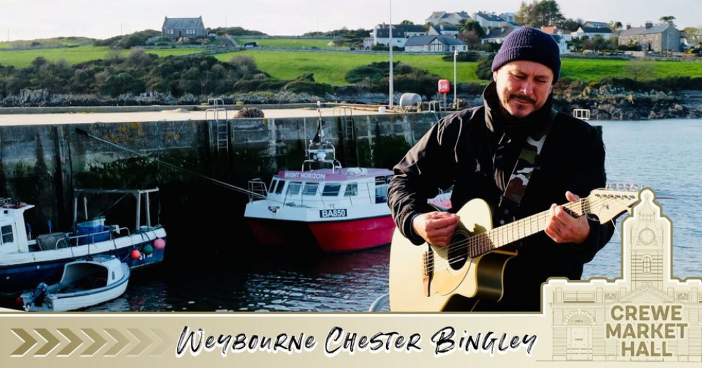 Weybourne Chester Bingley will be performing live at Crewe Market Hall this Friday (October 14). Weybourne Chester Bingley will be performing live at Crewe Market Hall this Friday (October 14).