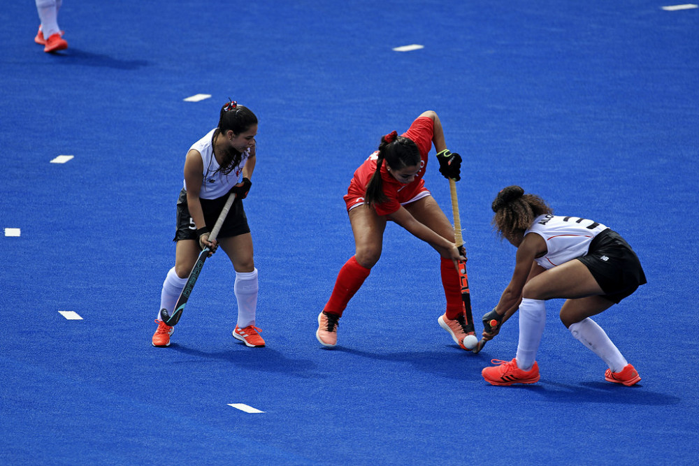 Three Teddington players win gold at Masters Hockey World Cup. Photo: Legado.