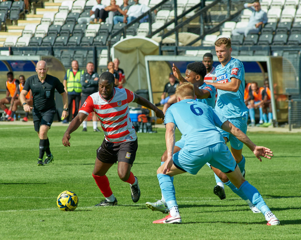 Hampton and Richmond take on Torquay in FA Cup. Photo: Ollie G. Monk