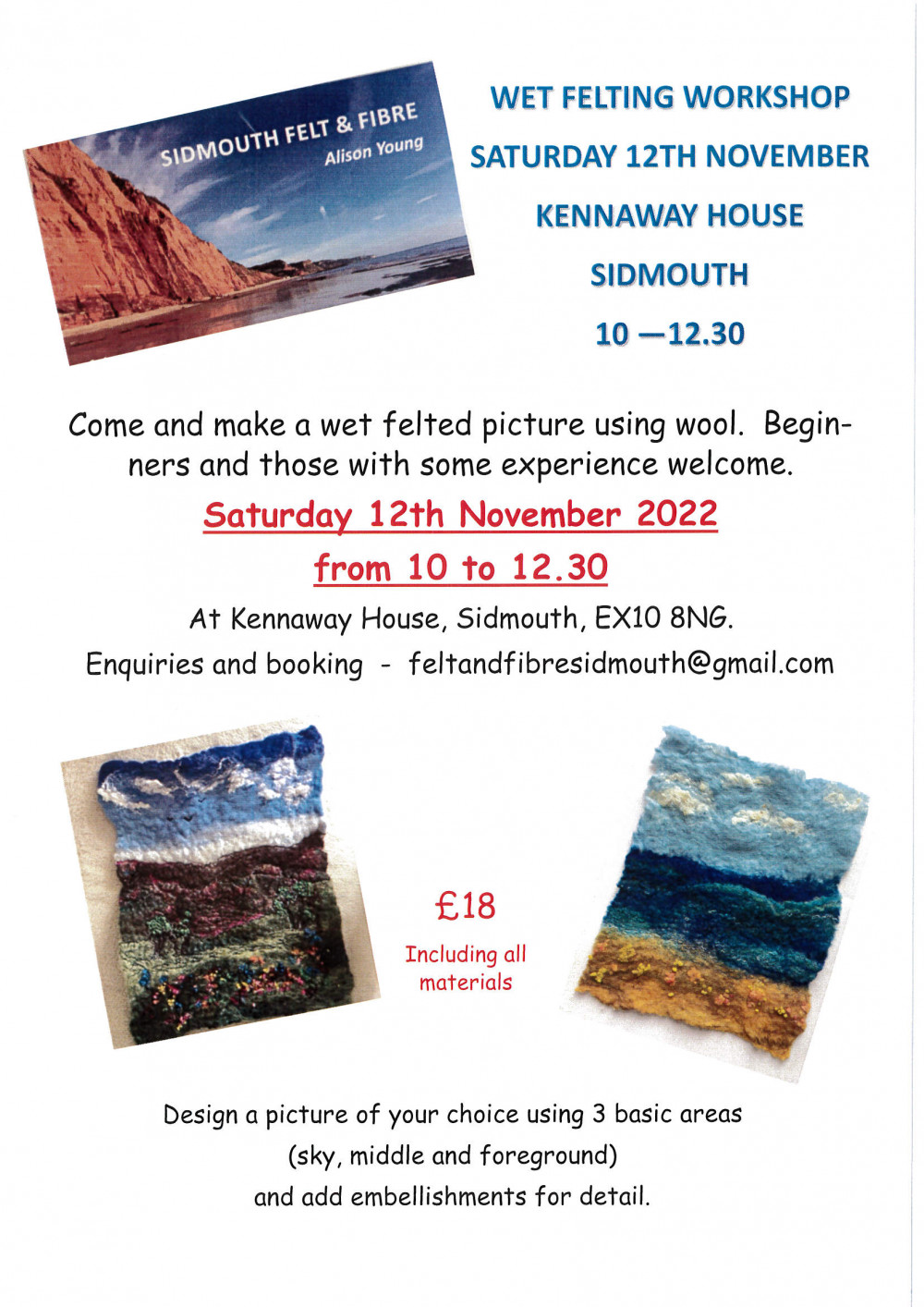 Wet Felting Workshop Wet Felting Workshop