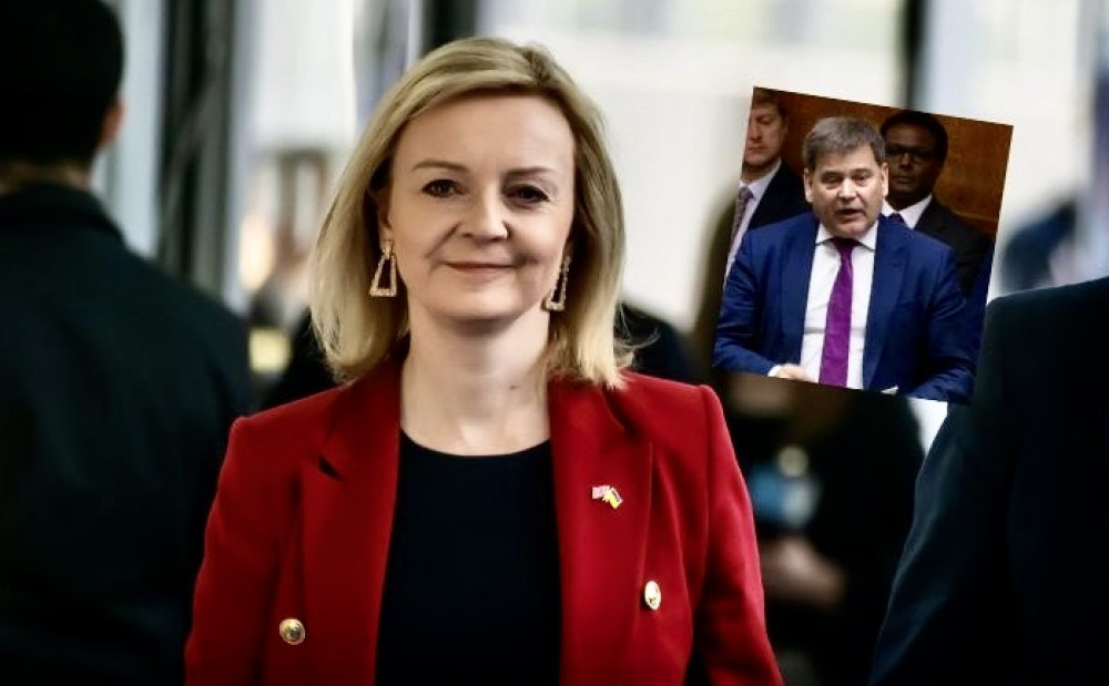 Andrew Bridgen has publicly called for Liz Truss to resign. Photos: Dreamstime/Andrewbridgen.com