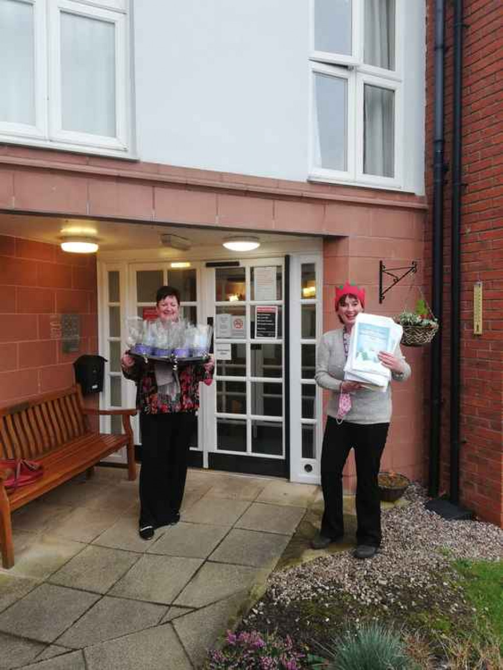 Home Instead ready to drop off gifts at Ashley Court Home Instead ready to drop off gifts at Ashley Court