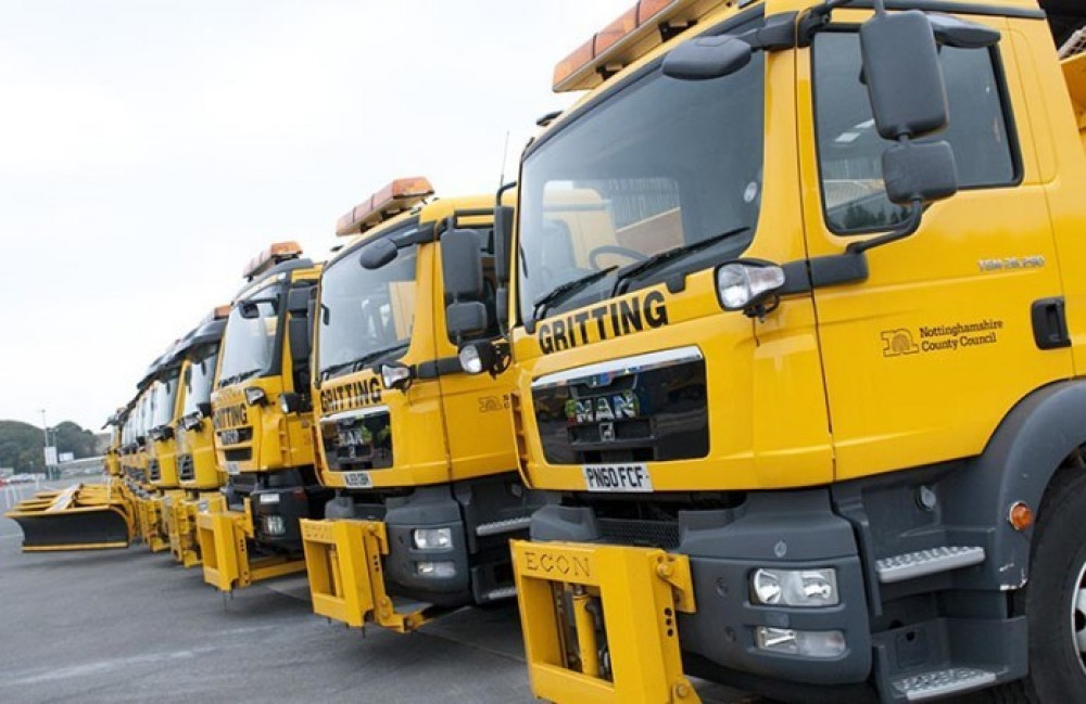 The restocking of 17,000 tonnes of grit is underway as Nottinghamshire County Council prepares to put its teams on standby for another winter of gritting. Photo Credit: Nottinghamshire County Council.