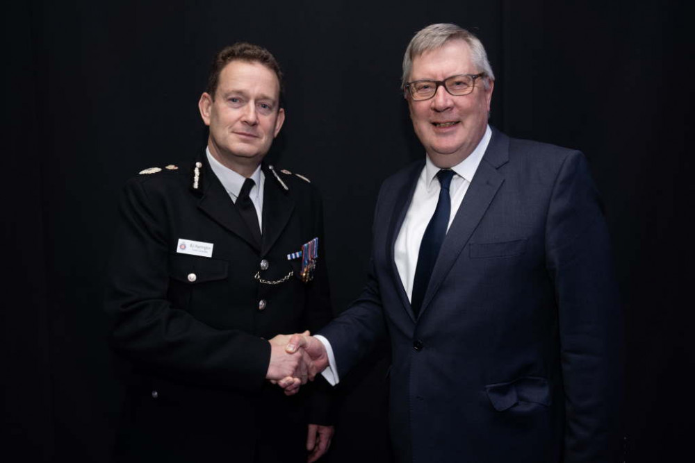 CC BJ Harrington with Roger Hirst CC BJ Harrington with Roger Hirst