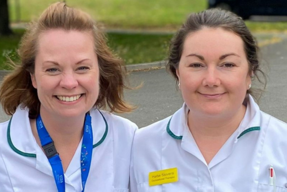 Helen Rostron and Hattie Stevens - both Primary Care Network Occupational Therapists Helen Rostron and Hattie Stevens - both Primary Care Network Occupational Therapists