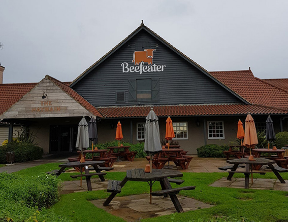 The Haywain pub and Beefeatre restuarant on High Road, Fobbin.