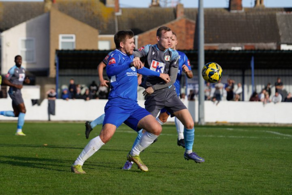 Action from Saturday's clash. Picture by Shirley Whitlow. 