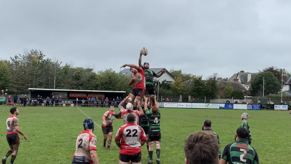 Withycombe RFC line-out (Adam Curtis)