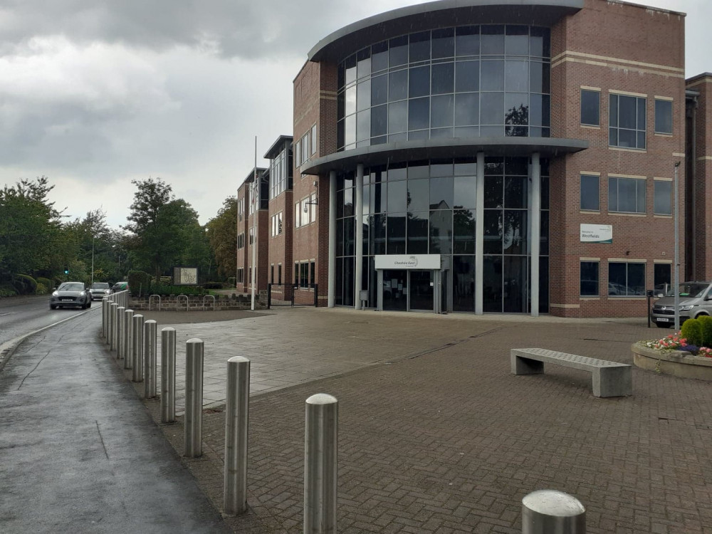 Cheshire East's HQ, Westfields in Sandbach 