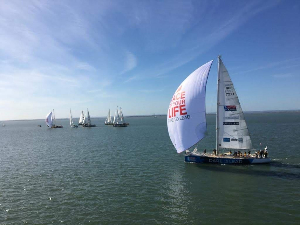 Marie O’Riley sailed on 'Dare to Dream' during its homecoming leg across the Atlantic ocean (image supplied)