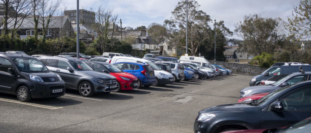 Commercial Road car park, Penryn, where Cornwall Council had applied for planning permission to place six one-bedroom units for homeless people.