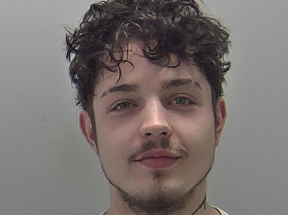 Antoni Nikodem Czyz, 20, of Ashen Copse Road, was arrested by Warwickshire Police in August after officers had seized the gun earlier in the year (image via Warwickshire Police)