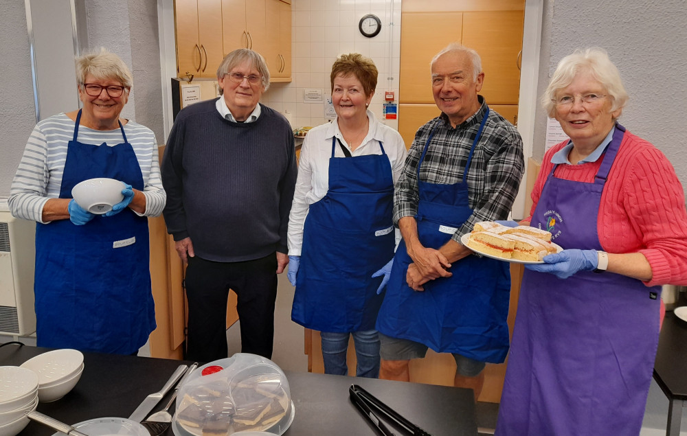 Volunteers with John Fanshaw.