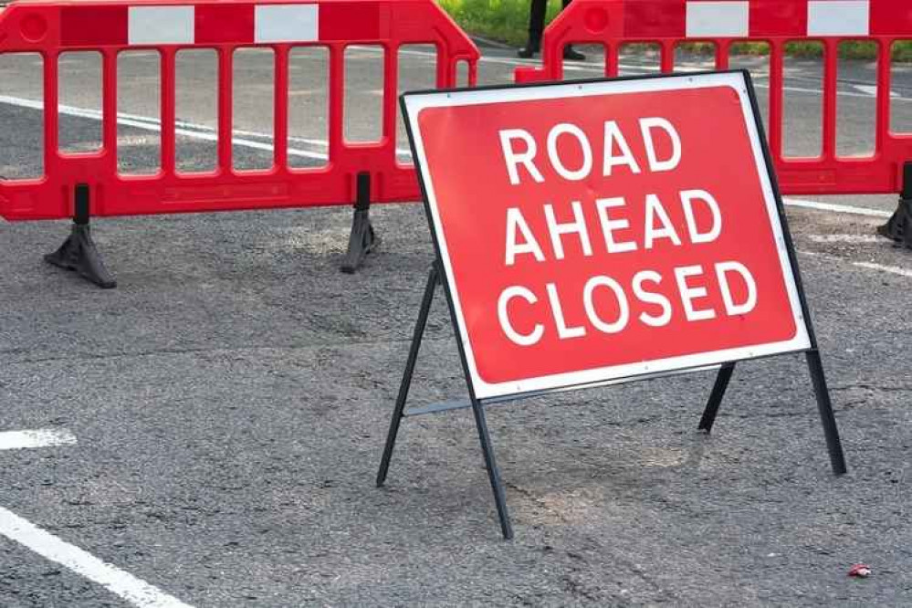Godscroft Lane will be closed on Monday for a maximum of five days. Godscroft Lane will be closed on Monday for a maximum of five days.