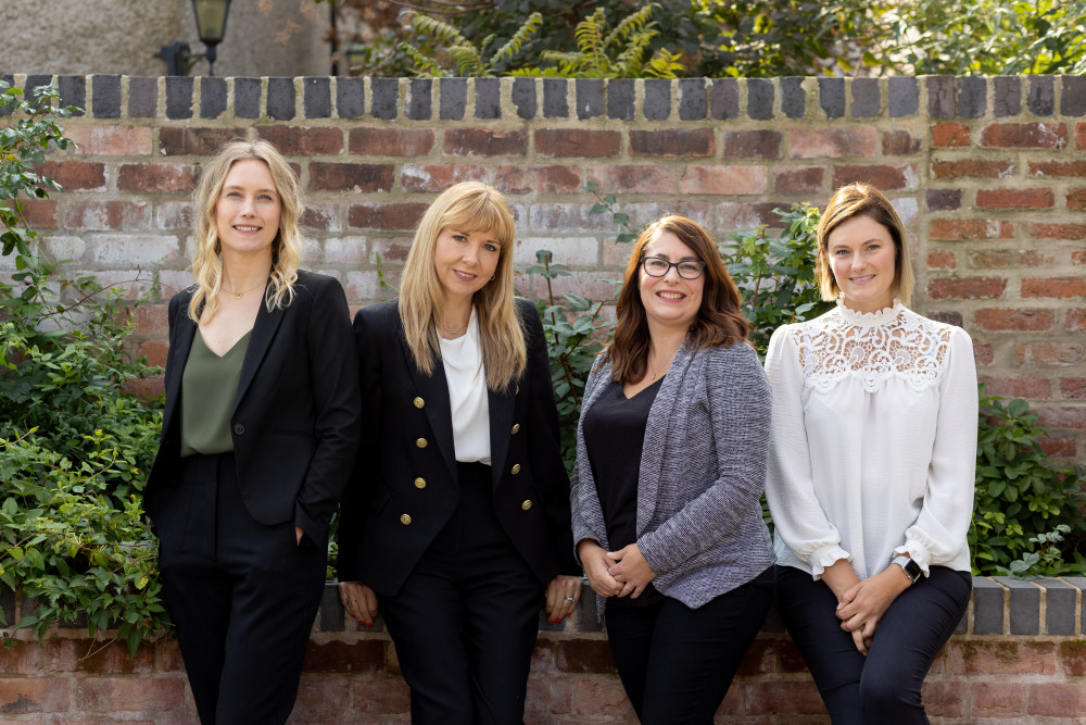 Hellen Rollo, Rebecca Middleton, Nikki Davies, Emma Small