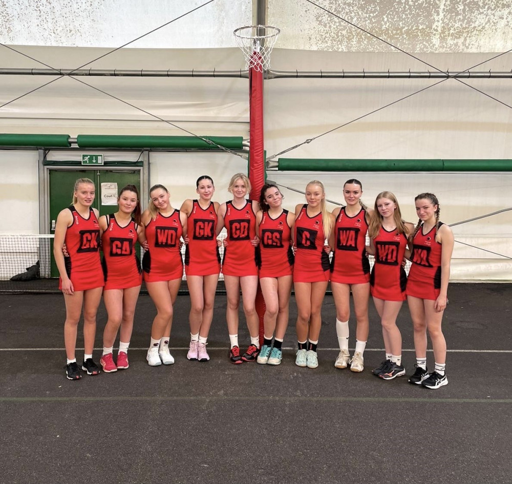 Penryn College's Year 11 Netball Team 