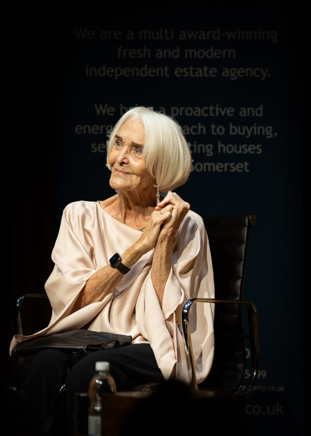 Sheila Hancock at Wells Festival of Literature. Photograph: Jo Shepherd