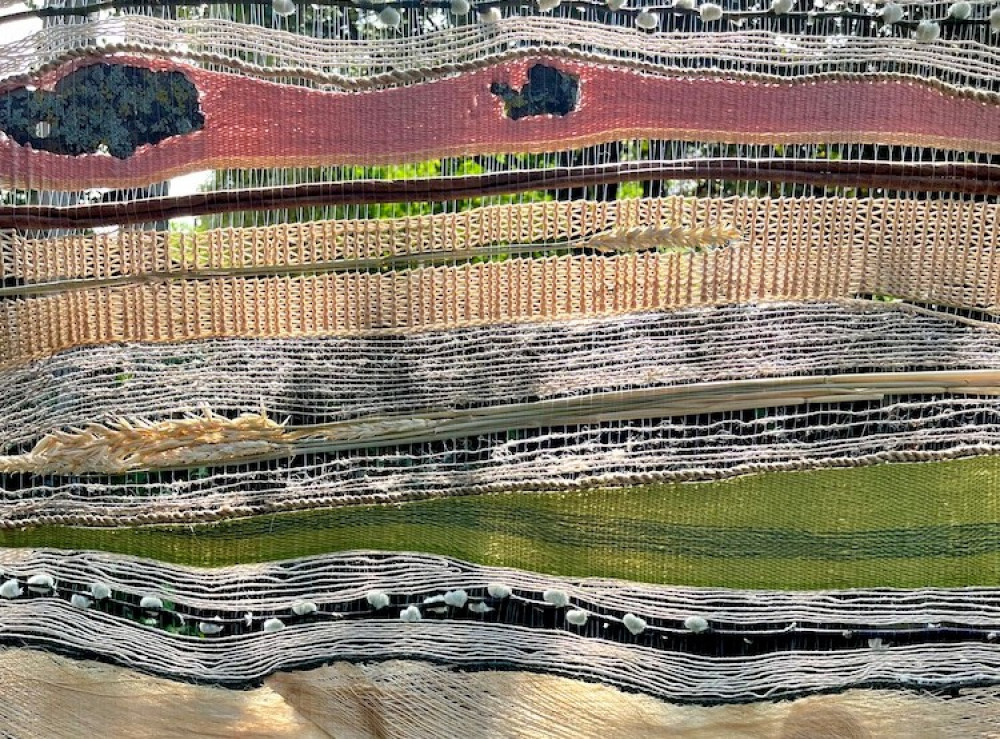 A new collection of works by textile artist, Rachna Garodia, establishing a quiet, contemplative connection with the natural world. A new collection of works by textile artist, Rachna Garodia, establishing a quiet, contemplative connection with the natural world.