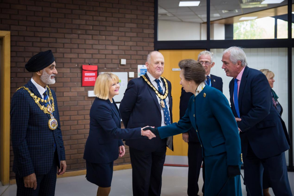 The Princess Royal attended the annual Women in Logistics Conference at Volvo Trucks UK and Ireland’s, Wedgnock Lane, on Thursday October 13