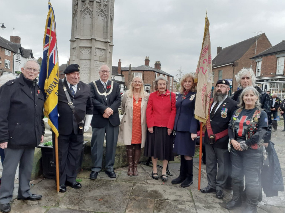 A service to launch this year's Poppy Appeal in Sandbach was held yesterday.  