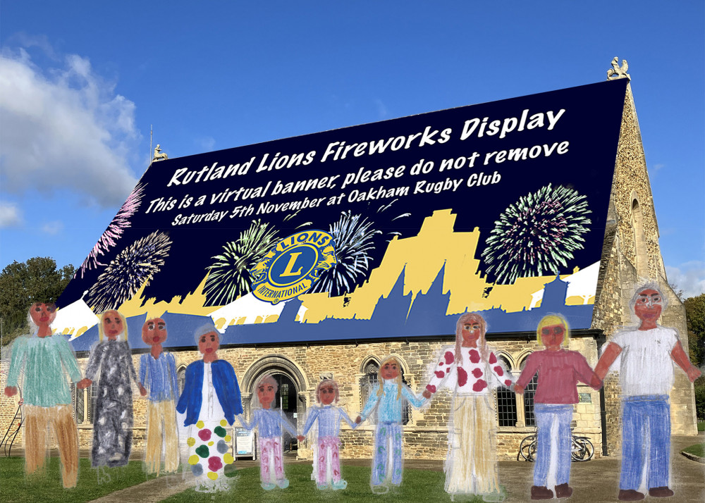 Rutland Lions have created some virtual 'mickey-take' banners on the run up to the event. Rutland Lions have created some virtual 'mickey-take' banners on the run up to the event.