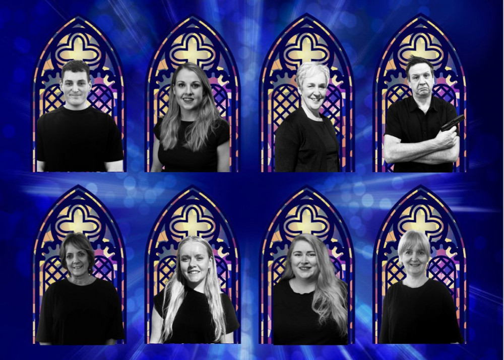 Leading players in Axminster Musical Theatre's production of Siste rAct