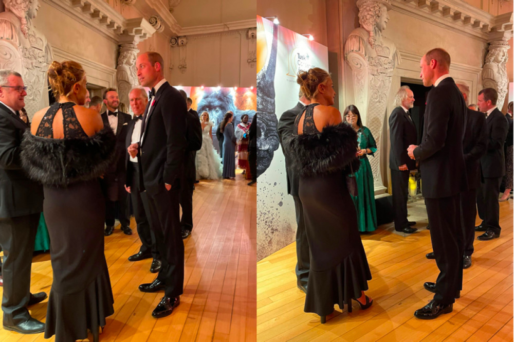 Prince William at last night's Tusk Conservation Awards ceremony at Hampton Court Palace (Images: Richard Palmer). 