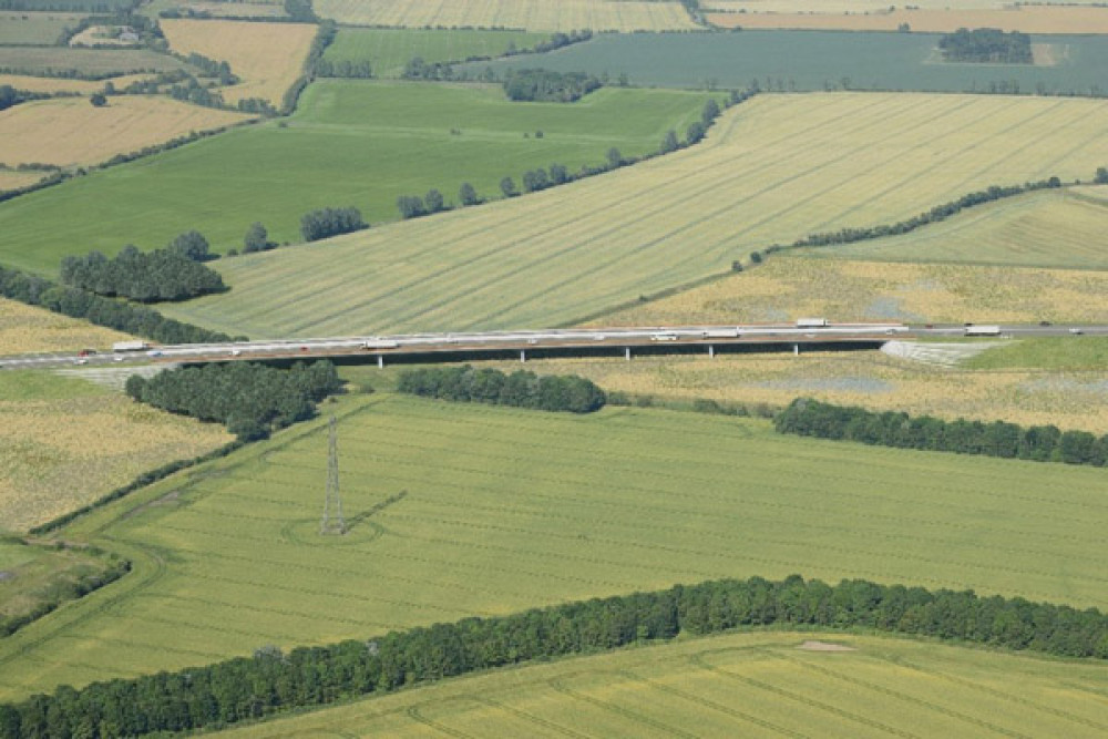 A bridge too far? The planned viaduct over the Mardyke Valley envisaged by National Highways. 