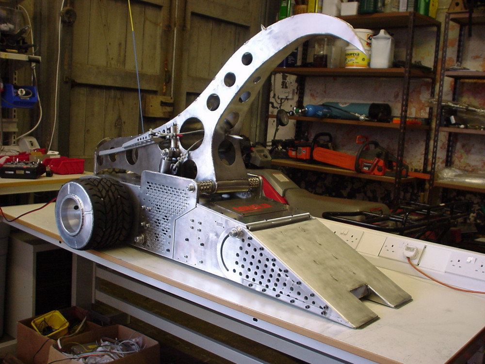Ming, the robot which Andrew Cotterell built and competed with on Robot Wars (Image: Andrew Cotterell) - free to use for all BBC partners Ming, the robot which Andrew Cotterell built and competed with on Robot Wars (Image: Andrew Cotterell) - free to use for all BBC partners