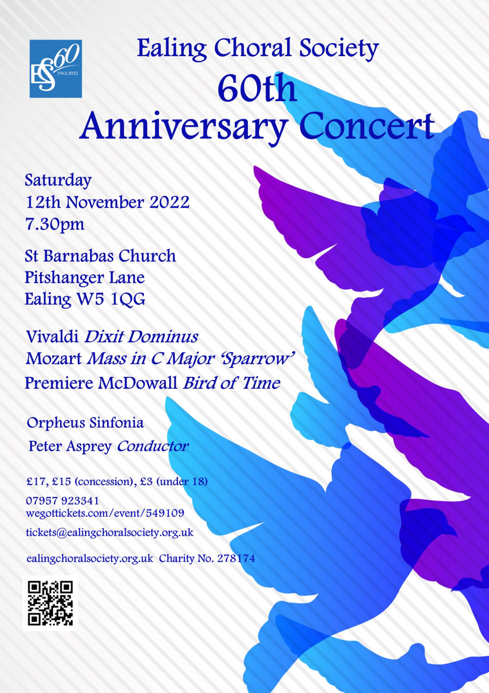 Ealing Choral Society 60th Anniversary