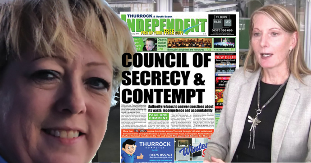 MP Jackie Doyle-Price (left) and council CEO Lyn Carpenter, damned for leading a culture of secrecy and contempt for the public that has led authority to brink of disaster.