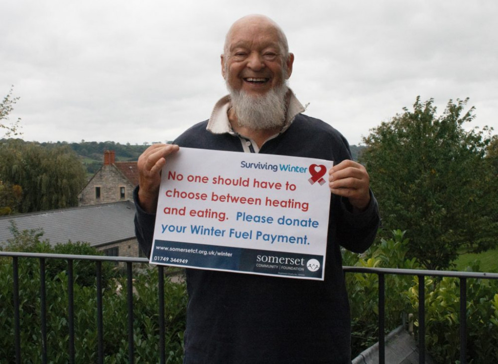 Glastonbury Festival organiser Michael Eavis is a long-time supporter of the Surviving Winter appeal.