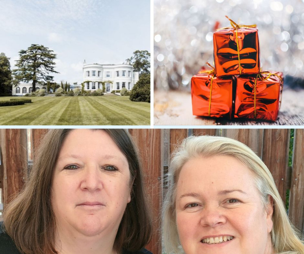 Top: The Deer Park Hotel Below: Caroline Retter (left) and Sharon Thorn 