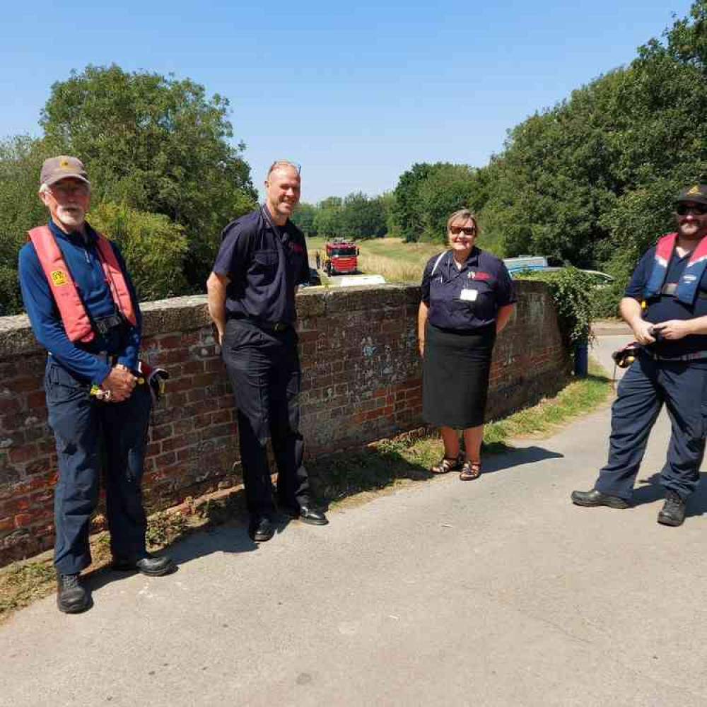 South Woodham Ferrers Coastguard Rescue Team at the scene in Maldon South Woodham Ferrers Coastguard Rescue Team at the scene in Maldon