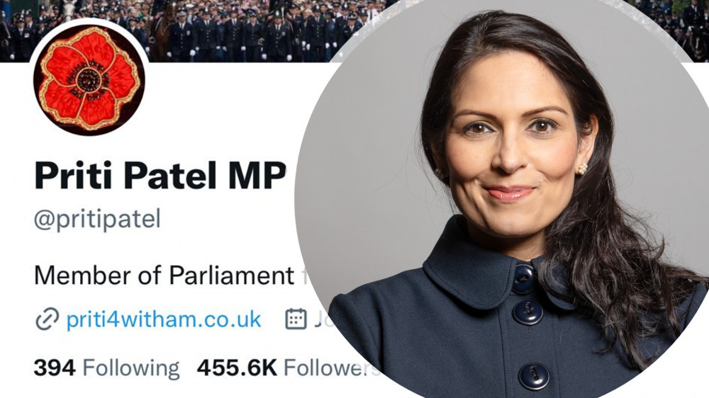 Priti Patel resigned as Home Secretary in September, when Liz Truss became Prime Minister. Priti Patel resigned as Home Secretary in September, when Liz Truss became Prime Minister.