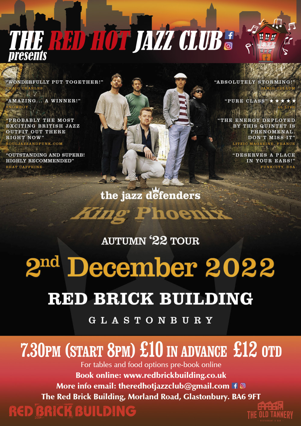 The Red Hot Jazz Club is back in Glastonbury The Red Hot Jazz Club is back in Glastonbury